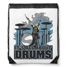 Alles over Drums Drummers Drawstring rugzak