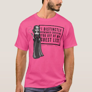 Alles over Eve - gastenlijst T-shirt