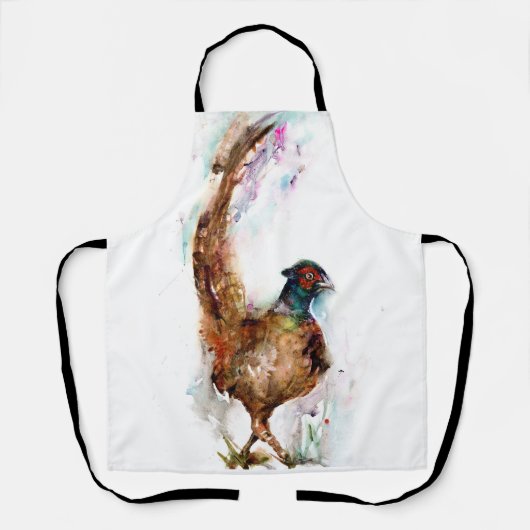 Alles-over-fazant printplaat schort (Voorkant)
