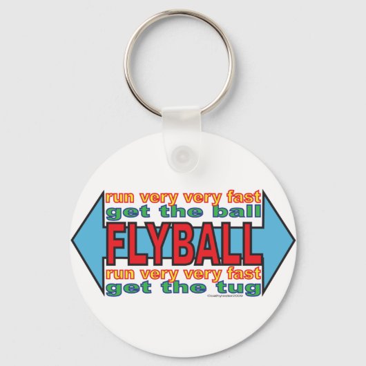 Alles over Flyball Sleutelhanger (Voorkant)