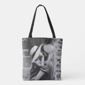 Alles over Foto mama en ik Tote Bag (Achterkant)