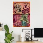 Alles over geld | AI Art Poster (Thuiskantoor)