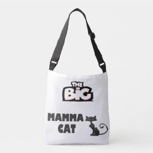 Alles over grote Mama katten die koele dieren zijn Crossbody Tas
