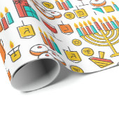 Alles over Hanukkah Cadeaupapier (Rol Hoek)