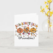 Alles over Herfst Preventie Thanksgiving Herfst Nu Kaart (Gele Bloem)