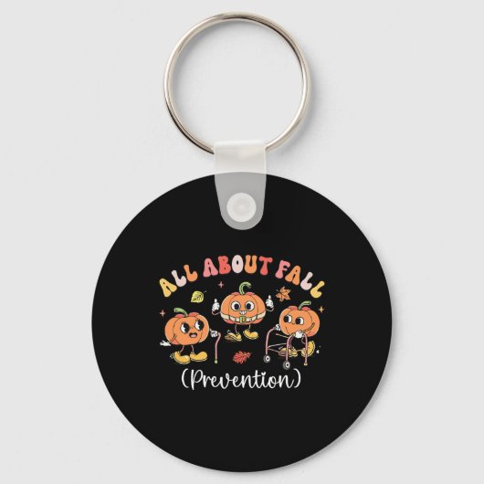 Alles over Herfst voorkomen Halloween Sleutelhanger (Voorkant)