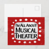 Alles over het Briefkaart van het muziektheater (Voorkant / Achterkant)
