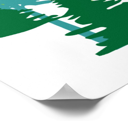 Alles over het groene Poster van de Trees (Hoek)