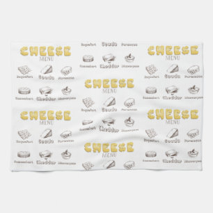 Alles over het menu Soorten kaas            Theedoek