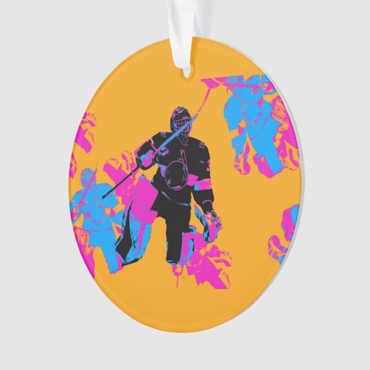 Alles over het Ornament Goalie - Hockey Player (voorkant)