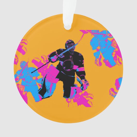 Alles over het Ornament Goalie - Hockey Player (voorkant)