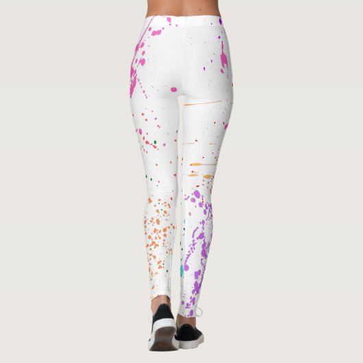Alles over het patroon van de Verf Leggings (Achterkant)