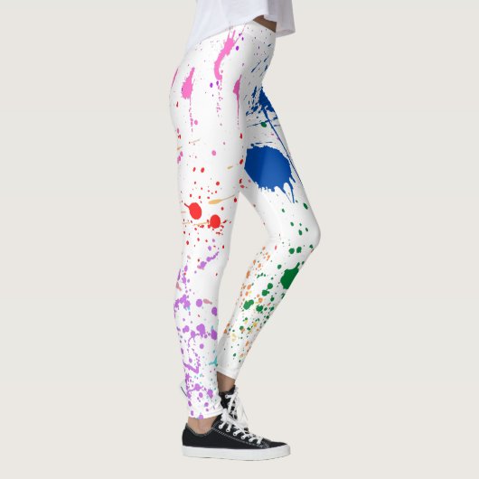 Alles over het patroon van de Verf Leggings (Rechts)