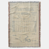 Alles over het spel - Football Deken (Voorkant Verticaal)