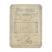 Alles over het spel - Football Magneet (Verticaal)