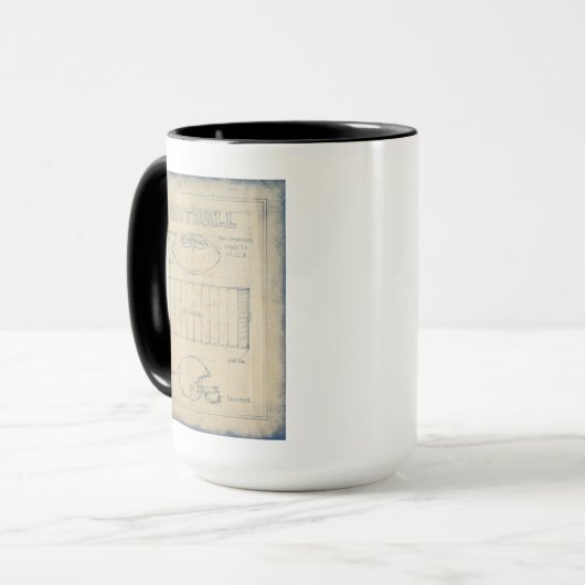 Alles over het spel - Football Mok (Voorkant links)