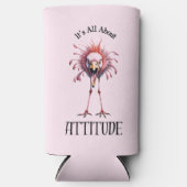 Alles over houding grappige flamingo seltzer blikjeskoeler (Voorkant)