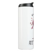 Alles over houding grappige flamingo thermosbeker (Gedraaid links)