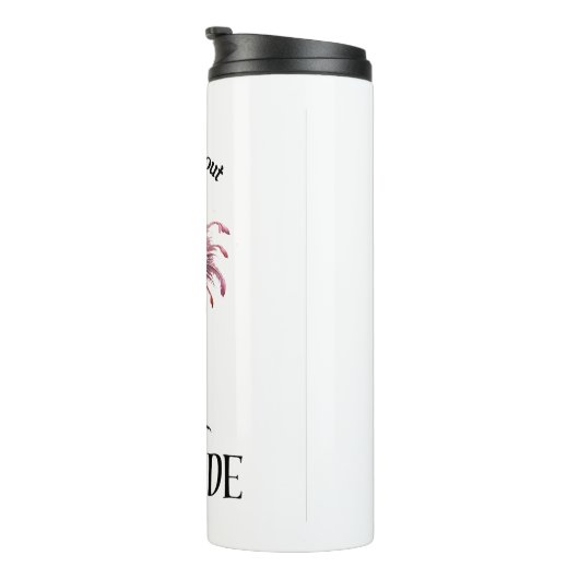 Alles over houding grappige flamingo thermosbeker (Geroteerd rechts)