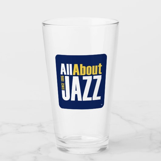 Alles over Jazz Bier Glas (Voorkant)