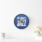 Alles over Jazz Wall Clock Ronde Klok (Huis)