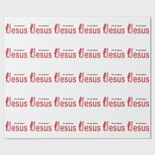 Alles over Jezus Cadeaupapier (Vlak)