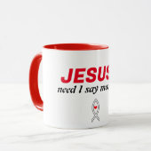 Alles over Jezus. Mok (Voorkant links)