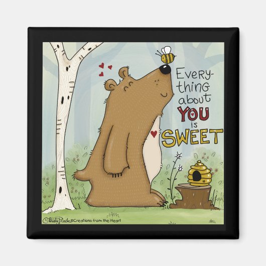 Alles over jou is leuk magneet (Voorkant)