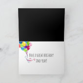 Alles over jou Neon teken verjaardag Kaart (Binnen)