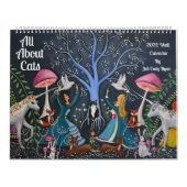 Alles over katten 2025 Whimsical Art Kalender (Hoes)