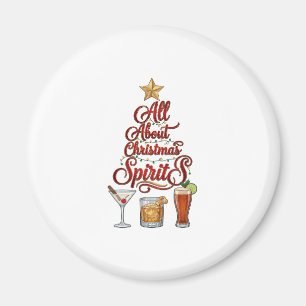 Alles over Kerstspirits Cocktails Whiskey Ster Magneet