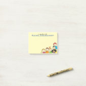 Alles over Kinder schoolpsycholoog Post-it Notes (Op bureau)