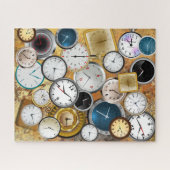 Alles over klokken en horlogeontwerp legpuzzel (Horizontaal)