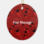 Alles over Ladybug Design Print Keramisch Ornament (Links)