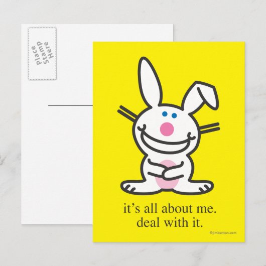 Alles over mij briefkaart (Voorkant / Achterkant)