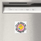 Alles over mij kekel (roze) magneet (Insitu (Vaatwasser))