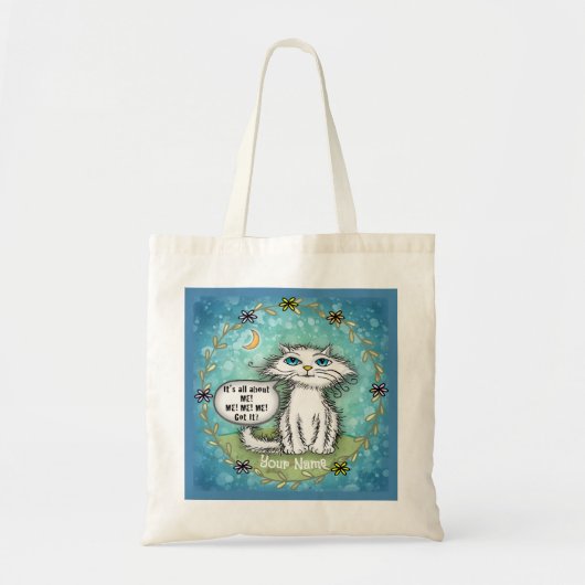 Alles over mij Scraggles Kat Tote Bag (Voorkant)