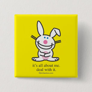Alles over mij vierkante button 5,1 cm