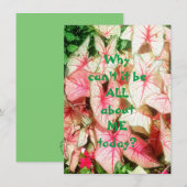 Alles over mij Wenskaart (Voorkant / Achterkant)