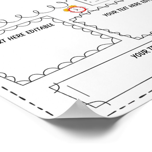 Alles over mijn docent bewerkbare sjabloon poster (Hoek)