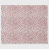 Alles over moderne Rode Ladybugs Cadeaupapier (Vlak)