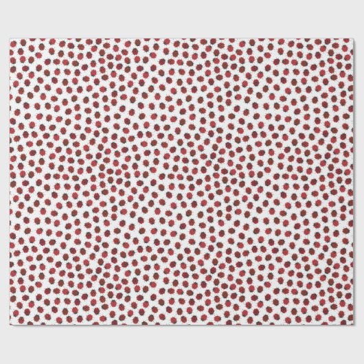 Alles over moderne Rode Ladybugs Cadeaupapier (Vlak)