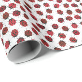 Alles over moderne Rode Ladybugs Cadeaupapier (Rol Hoek)