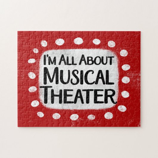 Alles over Musical Theatre Jigsaw Puzzle Legpuzzel (Horizontaal)