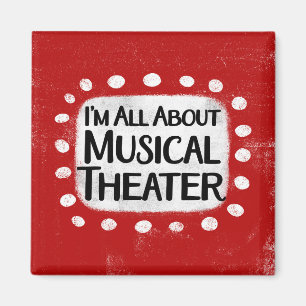 Alles over Musical Theatre Koelkastmagneet Magneet