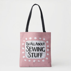 Alles over naaien spullen Canvas tas