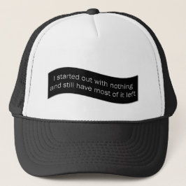 Alles over niets trucker pet
