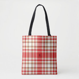 Alles-over-op-Tas van Tan & Red Plays Tote Bag