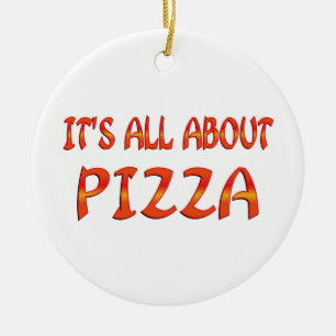 Alles over Pizza Keramisch Ornament