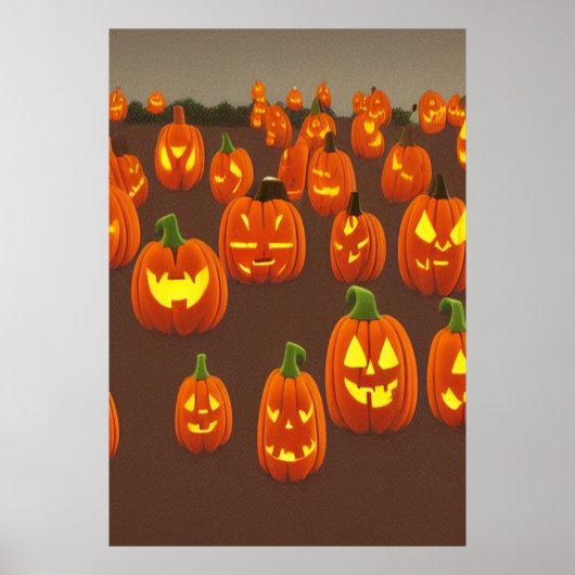 Alles over pompoen | AI Art Poster (Voorkant)